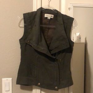 Forever 21 Olive green vest